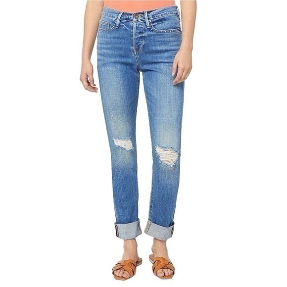 Frame Denim Boyfriend Jeans - Picture 2 of 5